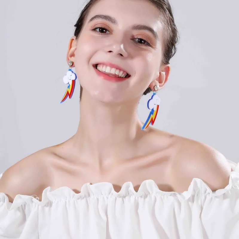 Прекрасный подарок длинные висячие серьги из цинкового сплава эффектные