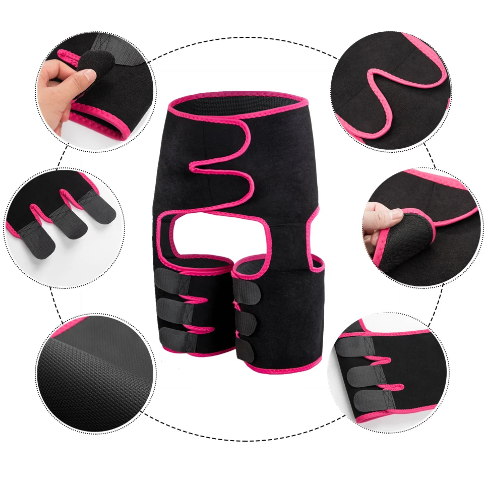 

Women High Waist Waist Trainer Thigh Trimmer Neoprene Sweat Shapewear Slimming Leg Support Body Shapers Adjustable Slimming Belt