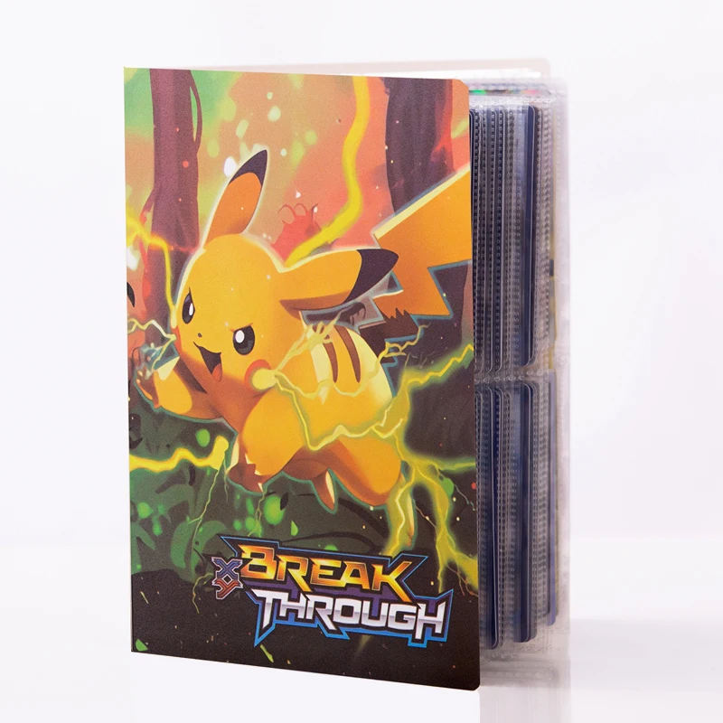 

Pokemon Cards Album Book Cartoon Anime New 240PCS Game Card VMAX GX EX Holder Collection Folder Kid Cool Toy Gift