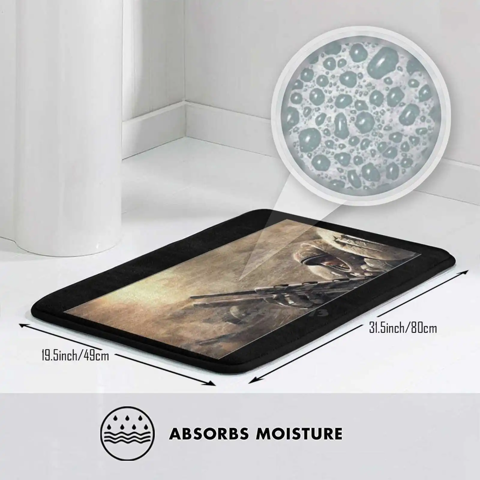 Домашний ковер 2 морских 3 размера для комнаты завтраки комиксы игры фразы чашка