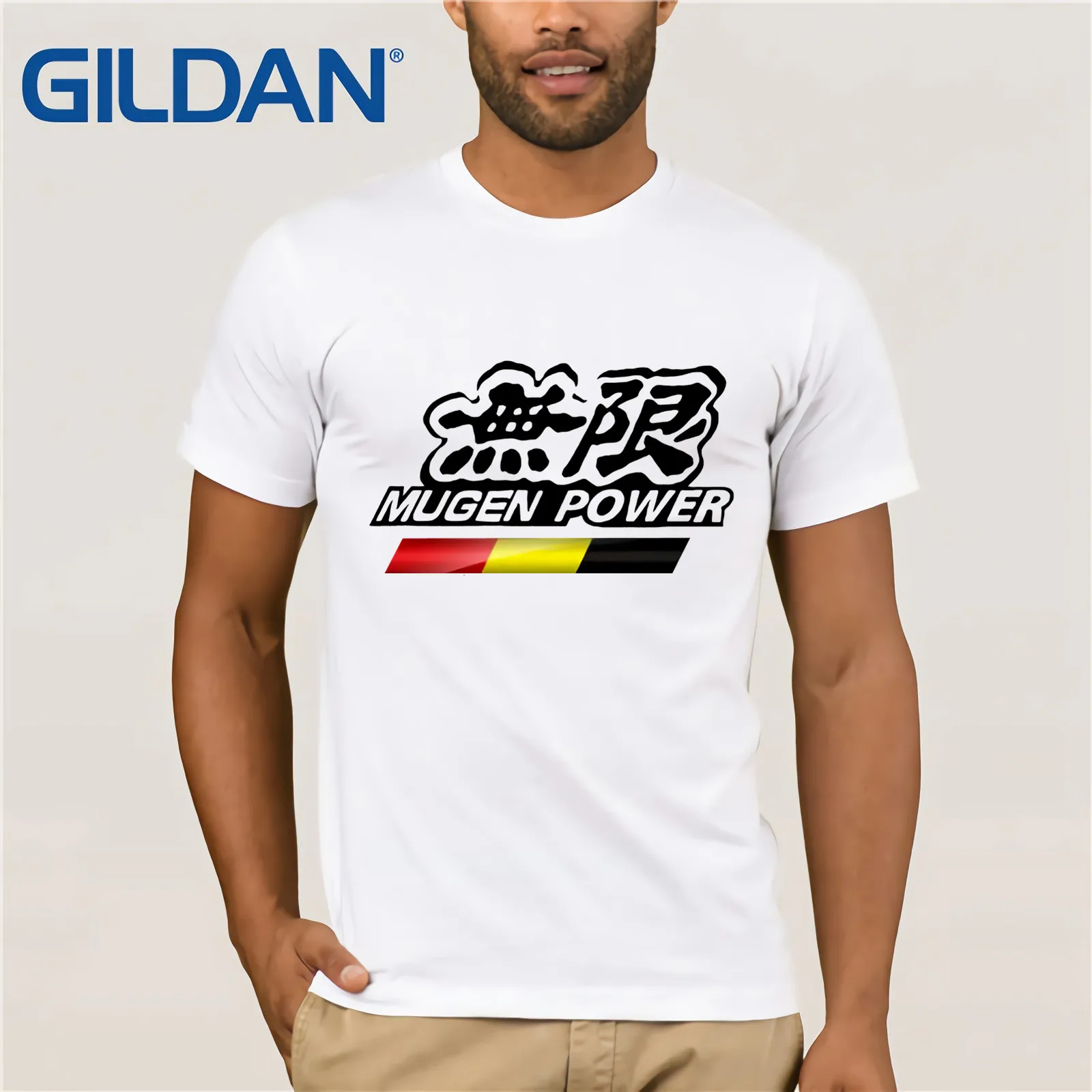 Новый Mugen power Jazz Tuning Racinger Автомобильный логотип мужская белая футболка S 3XL