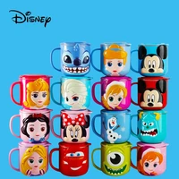 disney princess mickey mouse cups frozen elsa anna milk cup 3d cartoon stitch minnie 316 stainless steel cup kids sippy cup gift