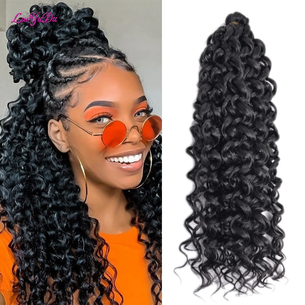 Ocean Wave Braiding Hair Extension Crochet Braids Synthetic 