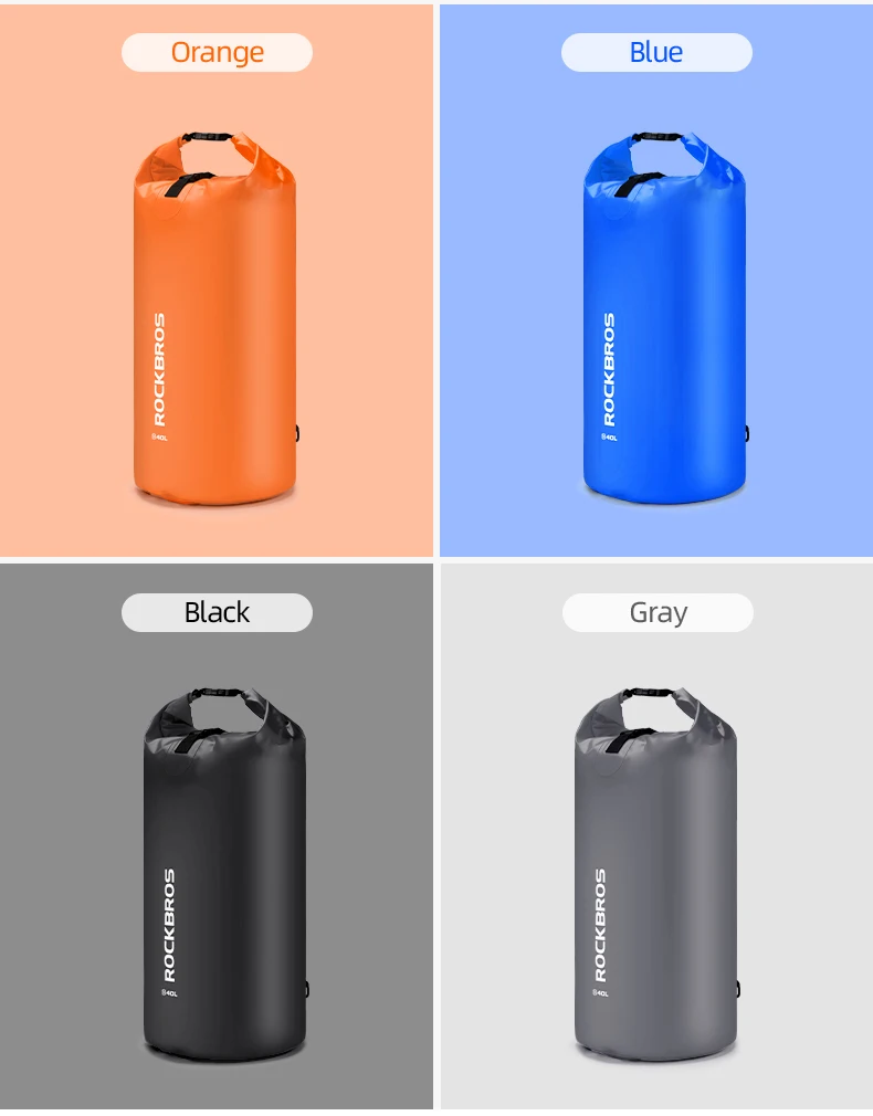 ROCKBROS, 2L, 5L, для плавания, фитнес, водонепроницаемая сумка, Ультралегкая, модный дизайн, для рыбалки, бега, спортзала, Спортивная, Bgas, для мужчин и женщин, 6 цветов
