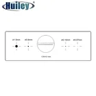 Прозрачная пленка ПЭТ манометр измерительная линейка 76x26x0.1 мм Микроскоп-микрометр профессиональная линейная Калибровочная линейка