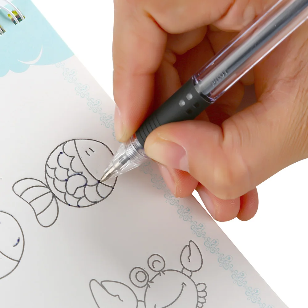 Портативная Волшебная копировальная книга для основной живописи многоразовая