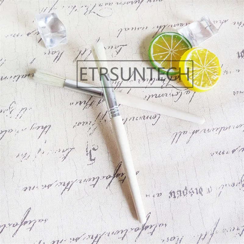 売る 100 個コーヒーブラシグラインダー機クリーニングブラシ木製ハンドル天然スティングエスプレッソブラシアクセサリーためバリスタ