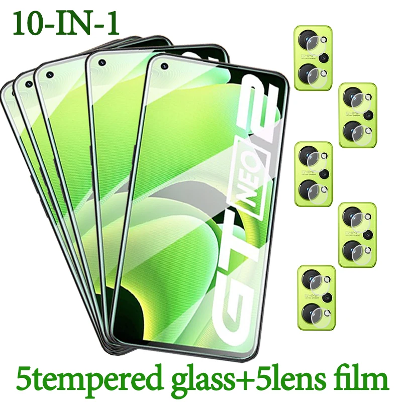 

2~10pcs tempered glass for realme gt neo2 camera protection on realme gt neo 2 t 8 pro 5g 8i 8s master screen protector gt neo 2