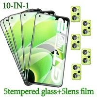 210pcs tempered glass on realme 9i 9 pro plus 9 5g speed camera protection on gt neo 2t gt2 pro screen protector realmi gt neo2