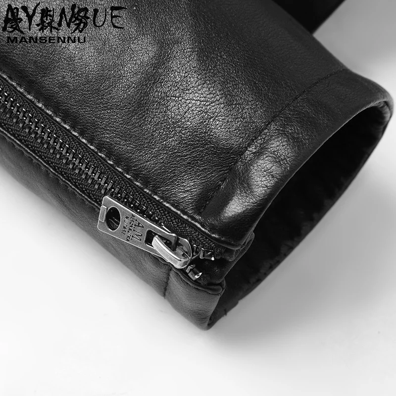 Куртка мужская зимняя из натуральной овечьей кожи LXR271