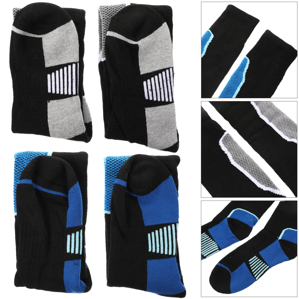 

2 Pairs Sports Thickened Warm Stockings Men Ski Thermal Socks for Winter