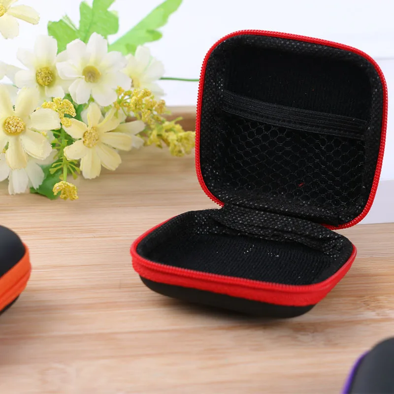 

Mini Waterproof Earphone Bag Data Portable Zipper Line USB Drive Storage Case Organization Children Key Coin Wallet Small Purses