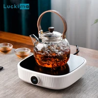 tea pot electric heater pedestal for home office coffee cup warmer for water milk tea stove boiler stepless temperature adjust