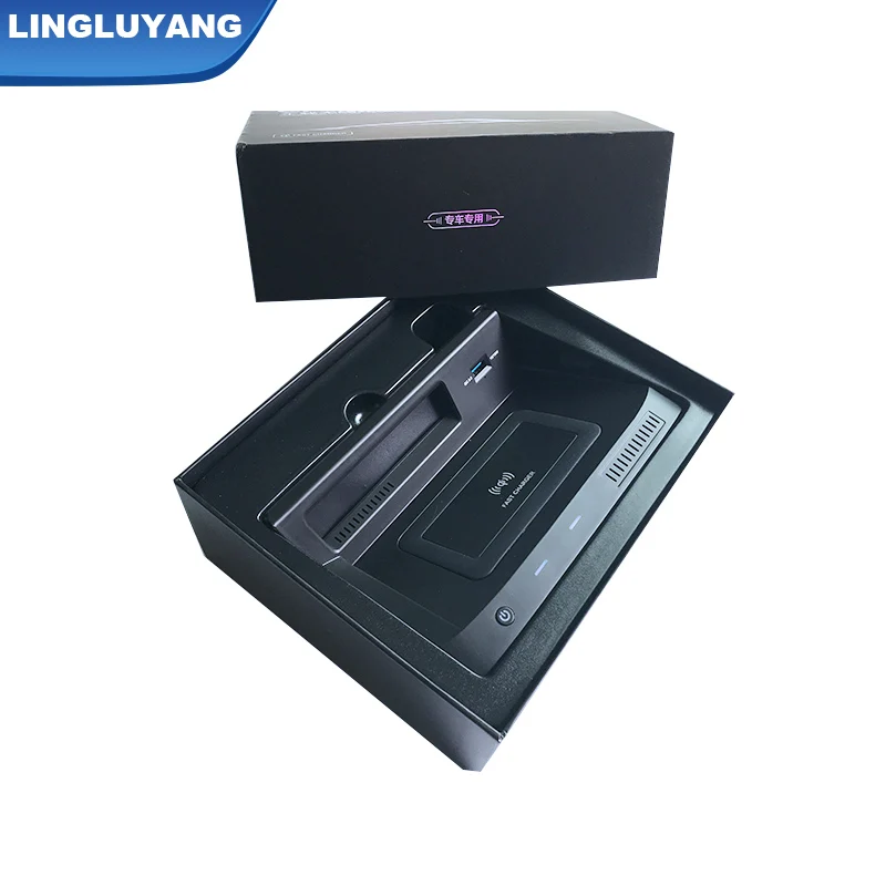 car wireless charger for volkswagen tiguan mk2 tiguan allspace 2017 2018 2019 qi cordless charge board fast charging adapter free global shipping