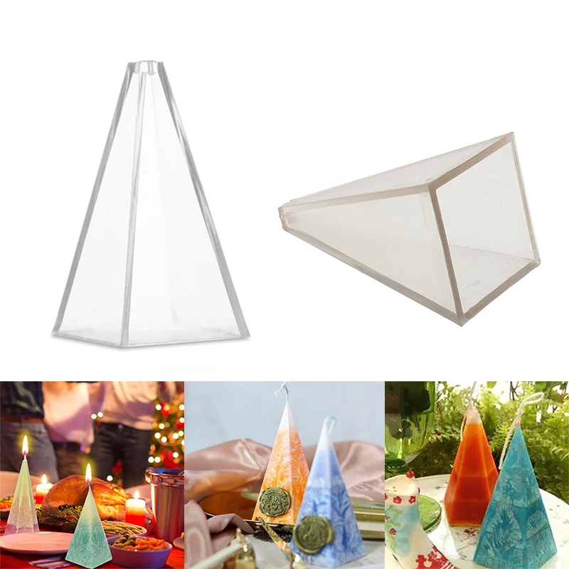 Пирамида 3D Свеча Плесень ручной работы инструмент DIY свечи формы мыло украшения