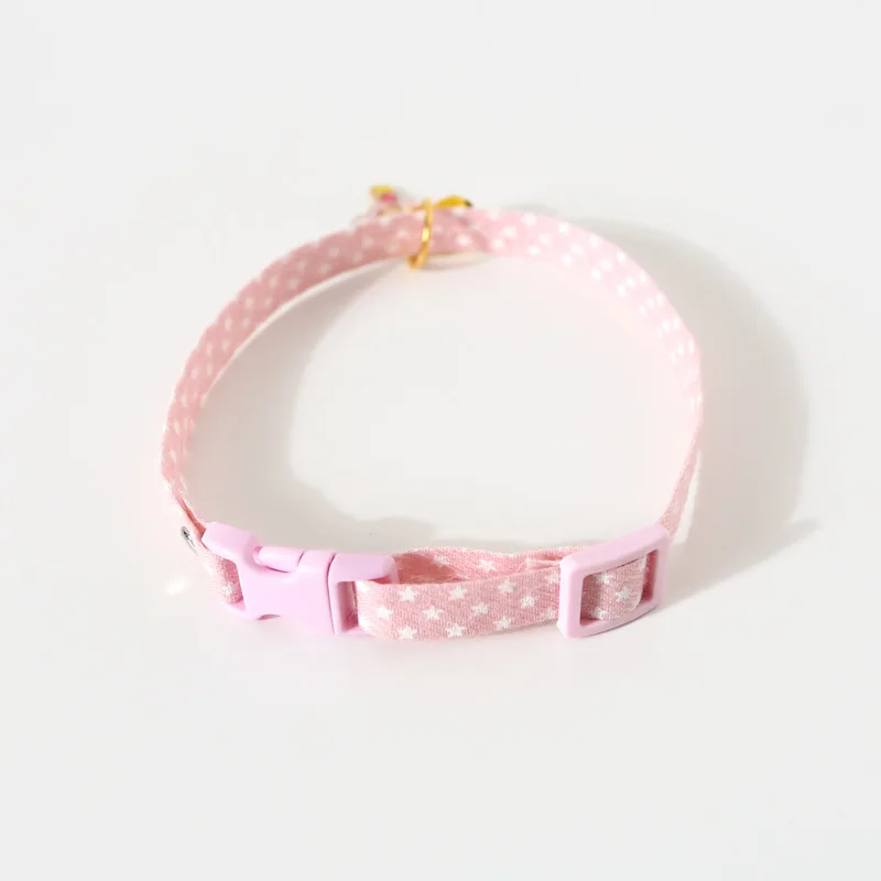 

Collar with Bell Cut Cat Collars Breakaway Adjustable Cats Collar Puppy Collar Pet Supplies for Kittens 1PC