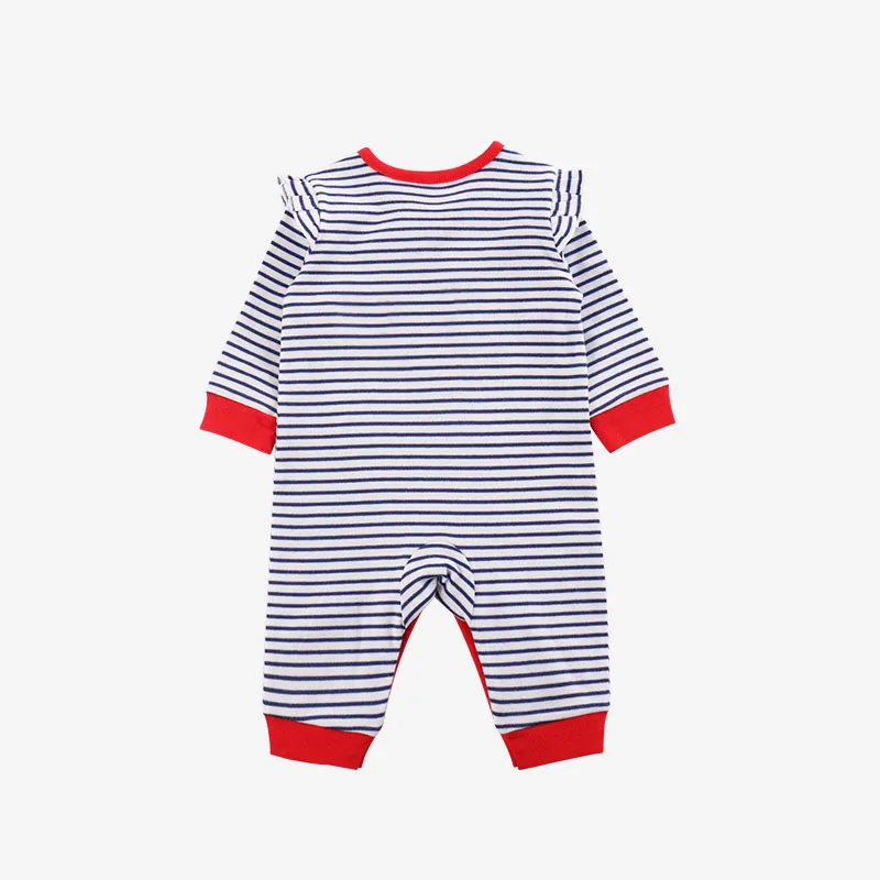 Детский цельный комбинезон для новорожденных мягкий костюм из чистого хлопка