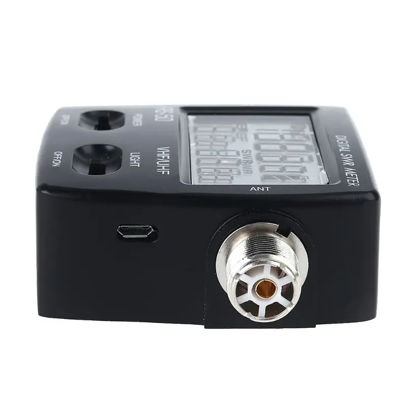 NISSEI RS-50 цифровой SWR Ватт метр 125-525 МГц UHF / VHF M Тип разъем Micro USB-DC 5 В выход для TYT Baofeng