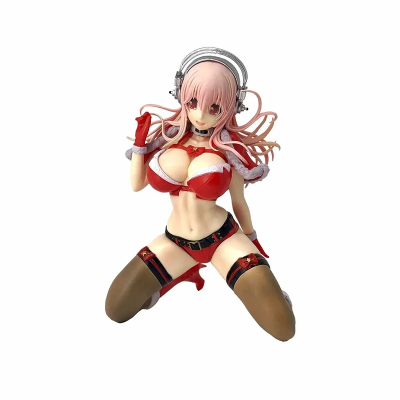 Японское рождественское звучание Nitro Super Sonic Sonico Экшн фигурка из ПВХ подставка