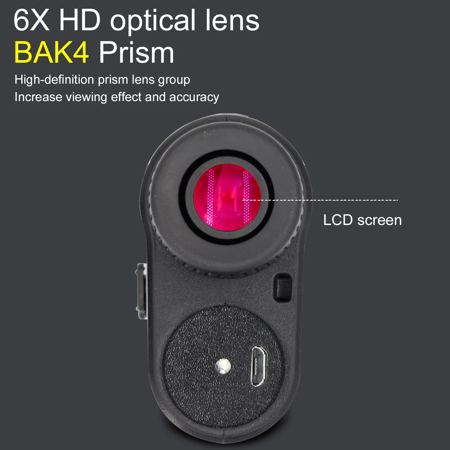 

Telescope Laser Rangefinder High Precision Outdoor Handheld Golf Hunting Sport Climbing Electronic Distance Meter 450m/600m