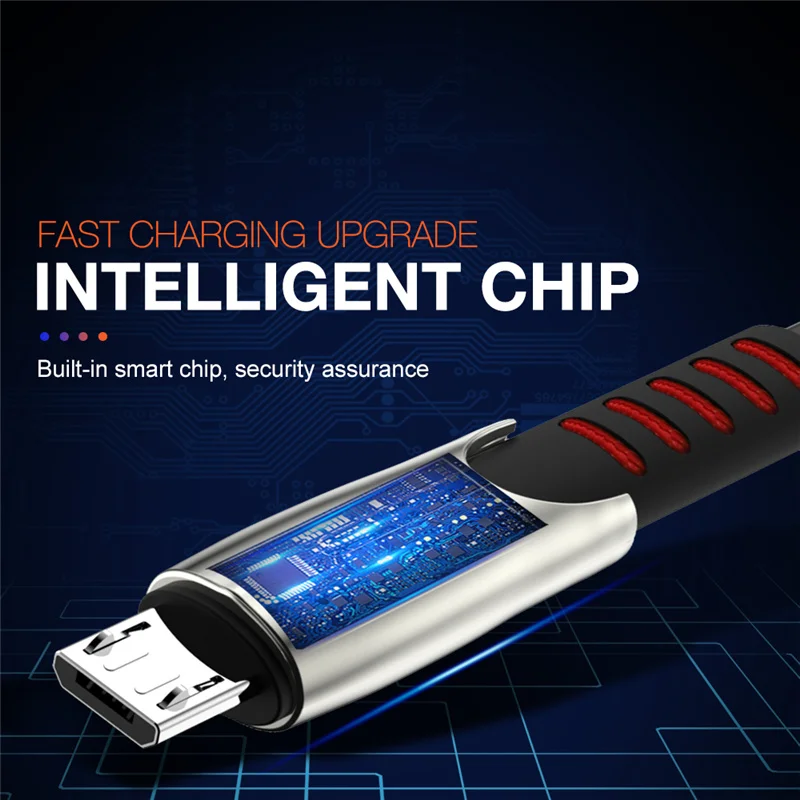 Кабель для зарядки Nohon Micro-USB быстрая зарядка 4 цвета 1 м/2 м/3 м | Мобильные телефоны и