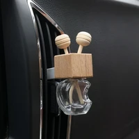 car perfume bottle automobile air conditioner perfume clip empty glass bottle auto air freshener for lady car ornaments