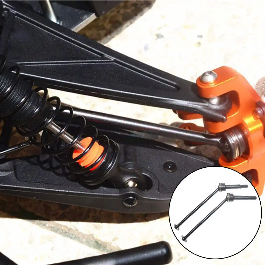 

Металлический передний приводной вал CVD Замена DIY Регулируемый 2 шт. RC для LOSI BAJA REY 1:10 запасные части Радиоуправляемый автомобиль