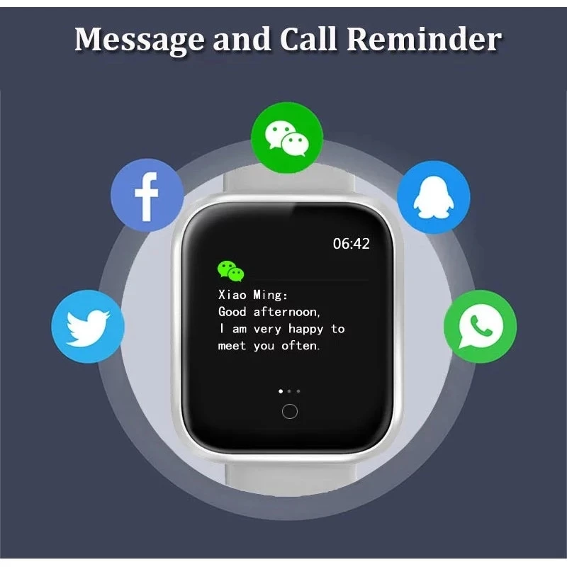 Смарт-часы I5 Plus для мужчин и женщин водонепроницаемые спортивные умные часы с