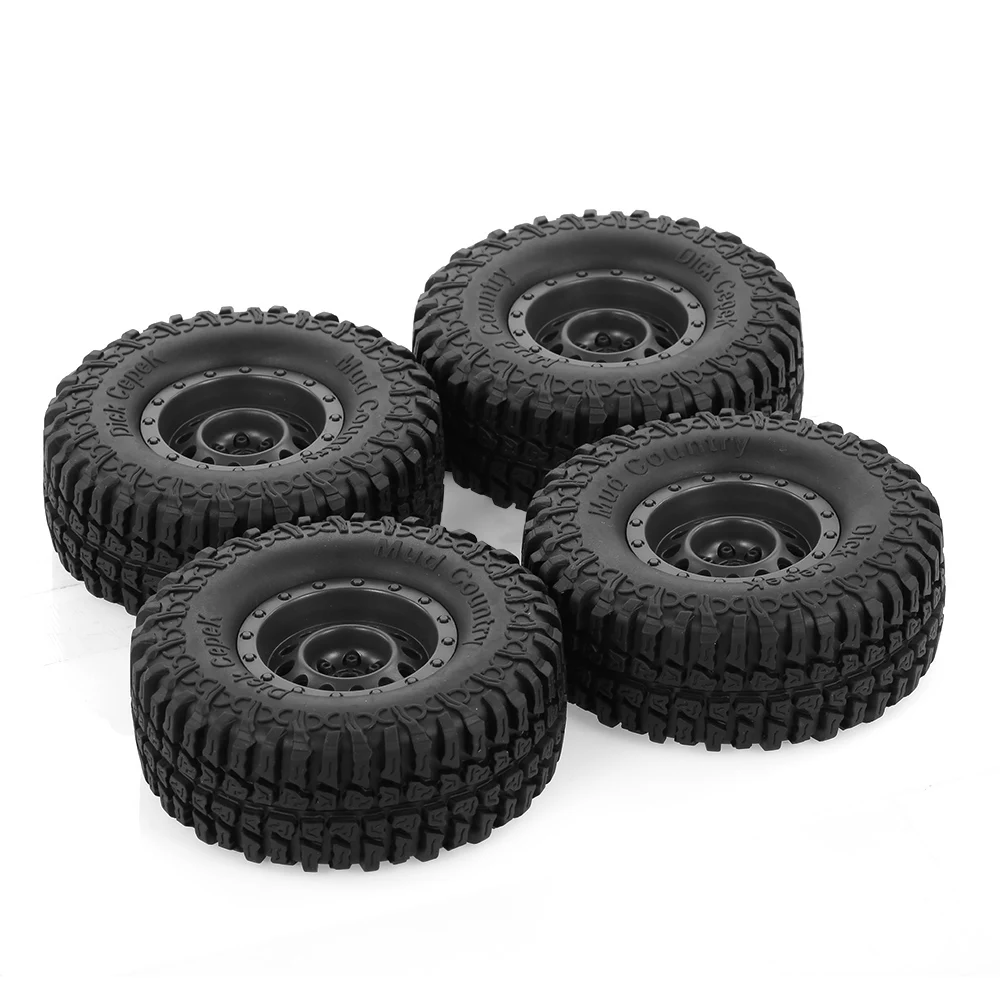4 шт AUSTAR 100 мм 1 9 дюймов обод резиновое колесо для 1/10 RC автомобиль Traxxas HSP RC4WD Tamiya