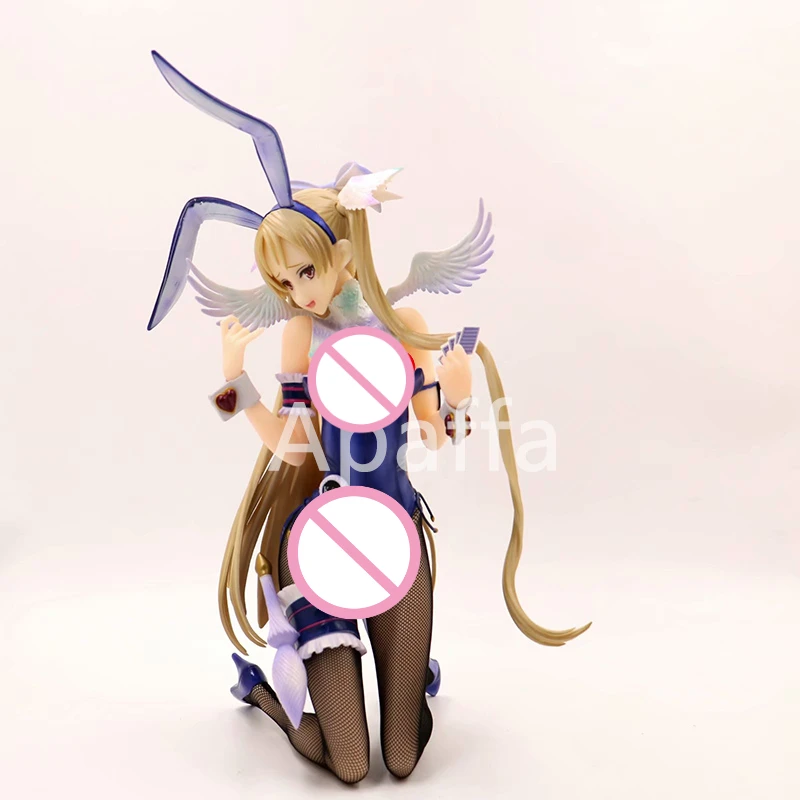 

Big Size Anime Pure White Magical Girl BINDing Native Fugire Sexy Girl Model Bunny Girl Misa Suzuhara RAITA 29cm Collection Toys