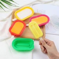 ice cream silicone ice mold easy release freezer tray popsicle cube maker diy handmade baking chocolate candy dessert ice cream