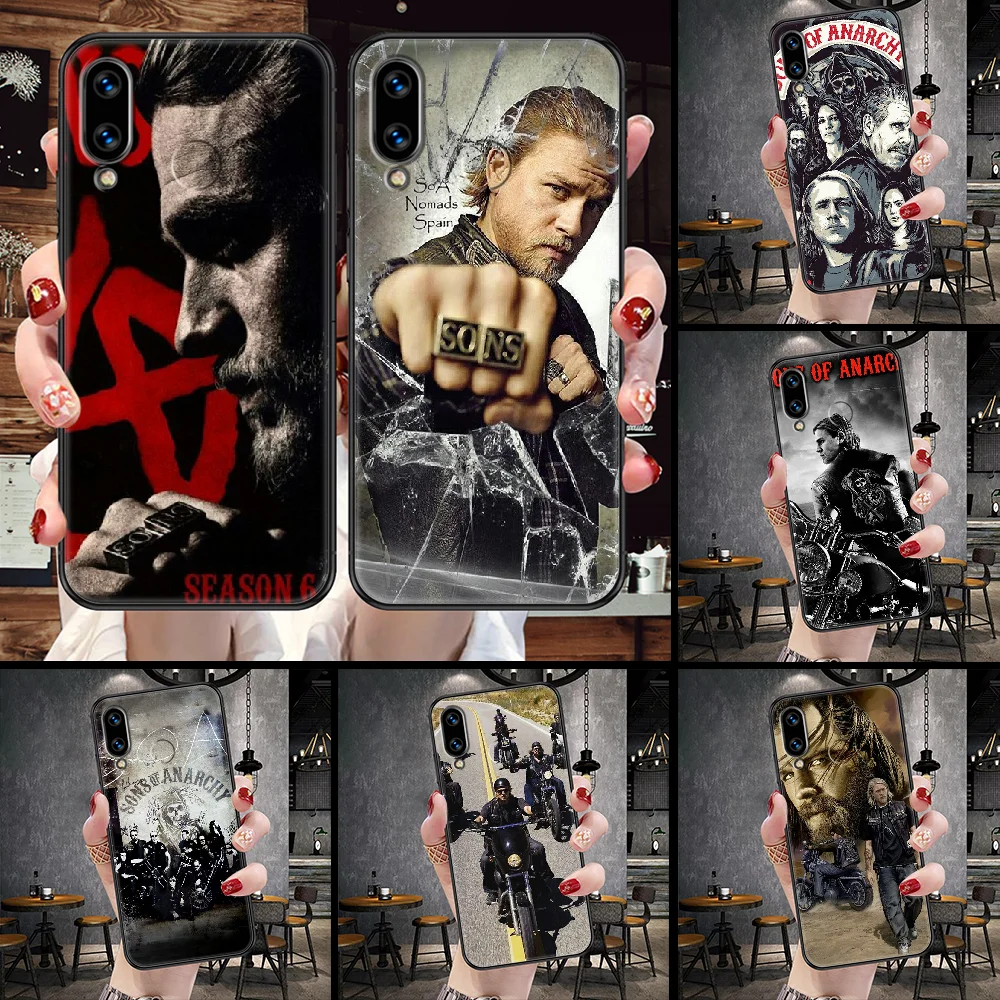 

Sons of Anarchy Phone Case For Huawei Honor 6A 7A 7C 8A 8X 8 9 9X 10 10i 20 Lite Pro black fashion prime trend back 3D coque