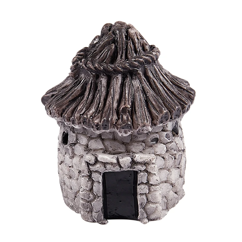 Мини DIY кукольный домик Миниатюрный коттедж Террариум Сказочный Садовый Гном мох