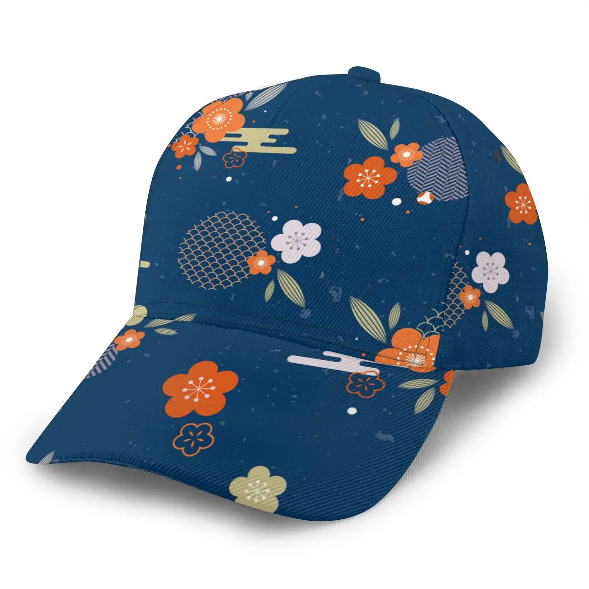 

Винтажная бейсболка с геометрическим рисунком и цветком сливы, женские и мужские кепки-Снэпбэк, кепка в классическом стиле, Повседневная Сп...