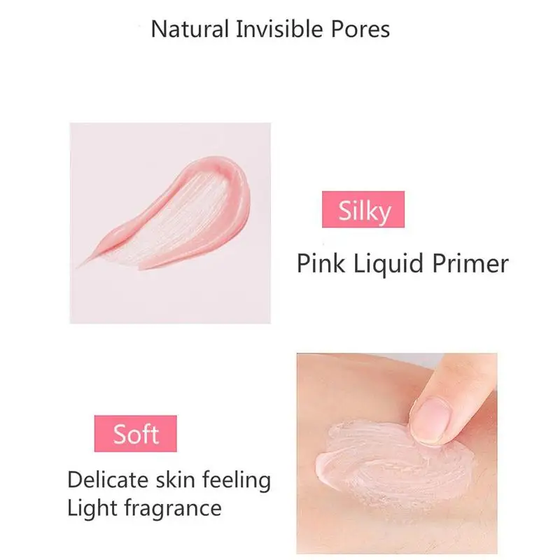 Пор праймер для осветления лица крем пор Роза основа консилер перед новой кожей