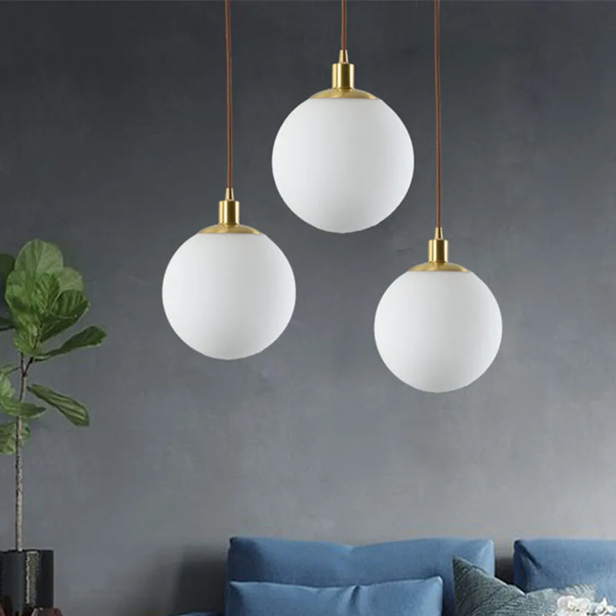 Скандинавская матовая фотолампа e27 светодиодный светильник для спальни