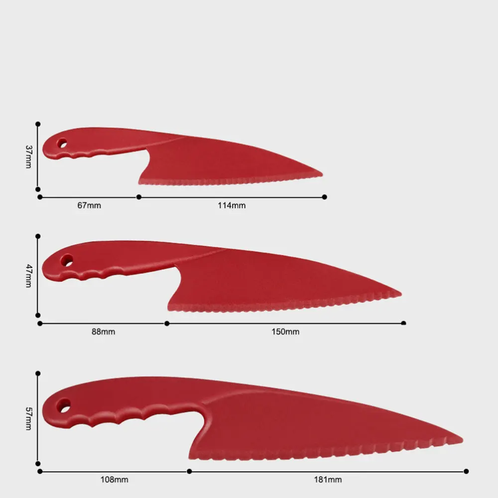 2 шт Пластиковые Фрукты резак торт пластиковые ножи детей раннего образования