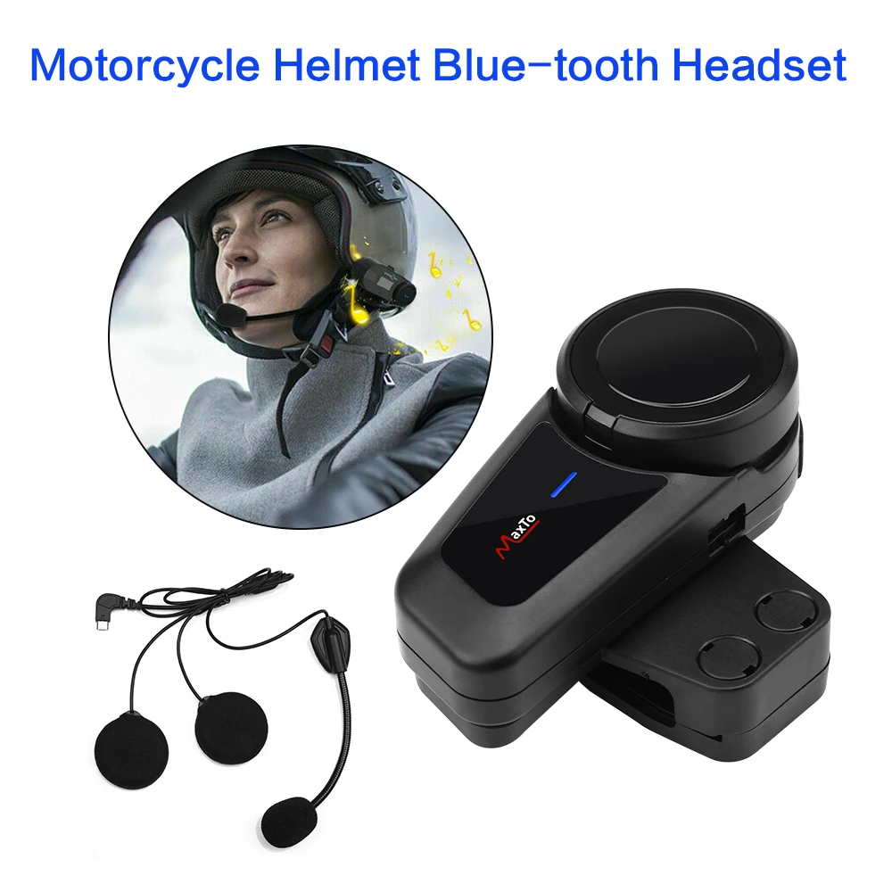 Bluetooth гарнитура MAXTO M2 для мотоциклетного шлема|Наушники шлемов| |