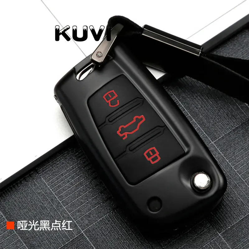 Чехол из цинкового сплава для автомобильного ключа Audi A1 A3 A4 Cabriole A6 TT Allroad Q3 Q7 R8 S6 SQ5