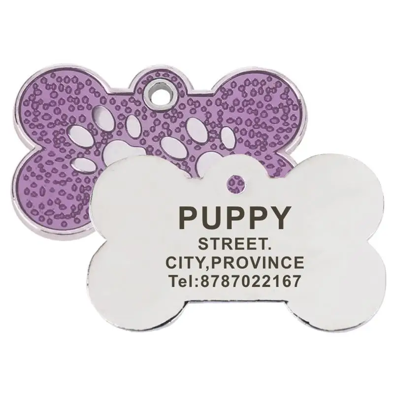 Персонализированная гравировальная идентификационная бирка для домашних