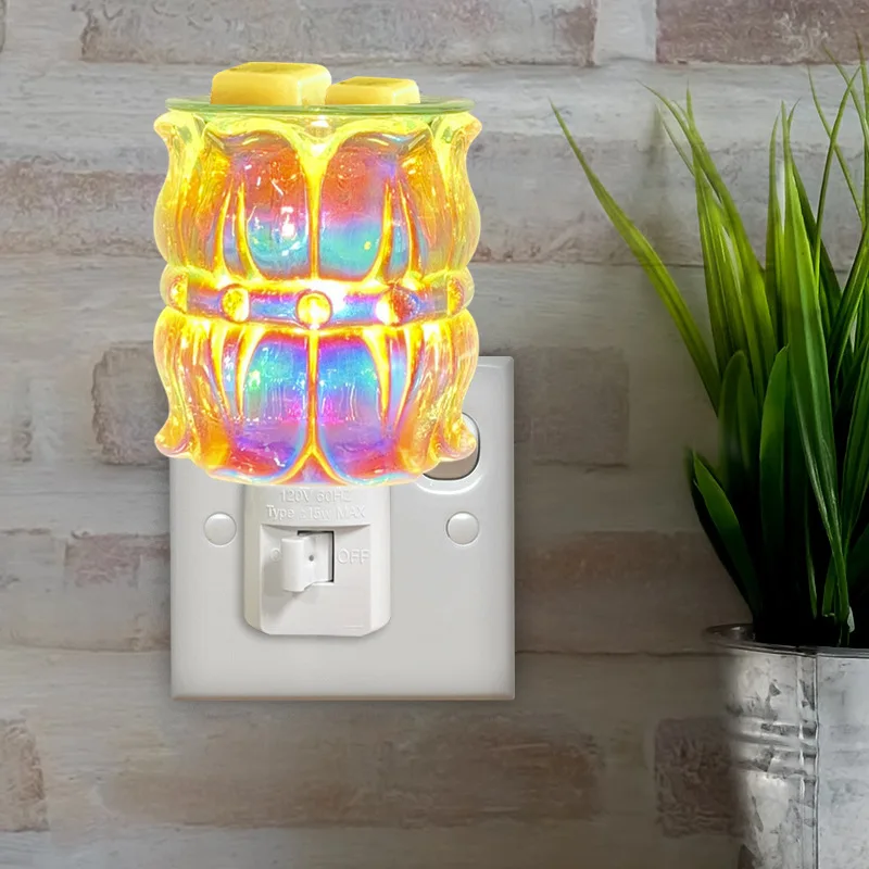 Электрический подогреватель свечи стеклянный обогреватель ароматов для