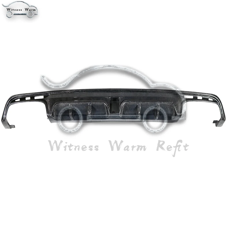 Задний бампер W222 S Class из настоящего углеродного волокна сплиттер для губ