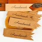 50 шт. спасибо ручной работы крафт-бумага, ярлыки для подарков Свадебная вечеринка Бумага бирки Цена ярлык 