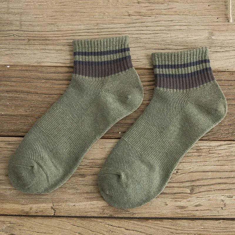 

Fashion Men's Socks Cotton Solid Stripes Christmas Gift Classic Warm Casual Tide Harajuku Funny Cute Pop Korean Socks 2020