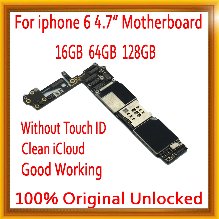 Материнская плата iCloud для iPhone 6 4 7 дюйма с/без Touch ID|Антенны мобильных телефонов| |