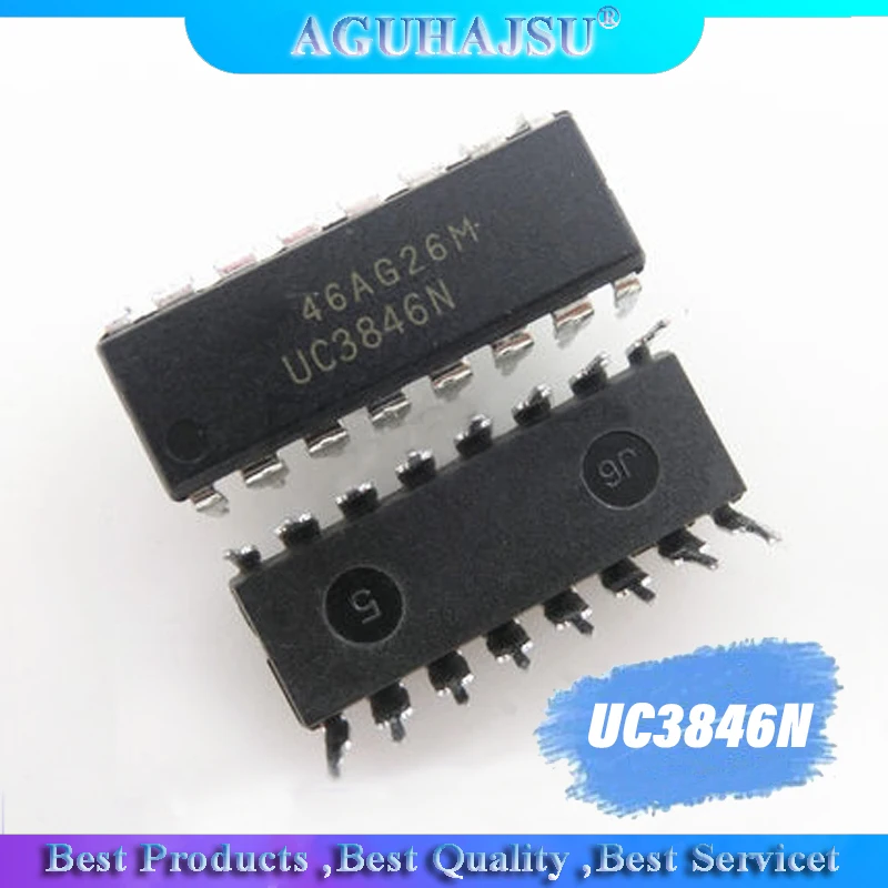 5 шт. UC3846N DIP16 UC3846 DIP 3846 16 контроллер импульсного источника питания IC