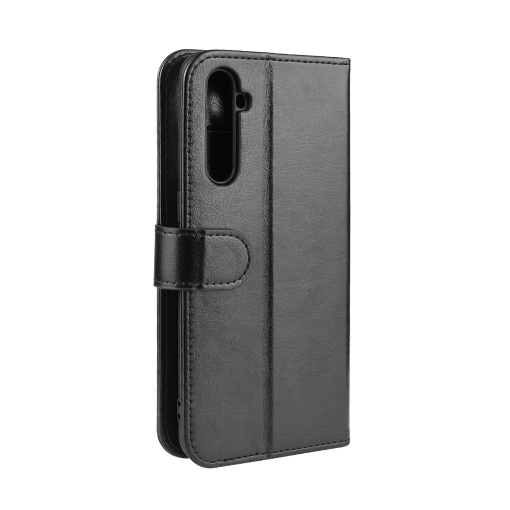 Чехол для OPPO Realme XT 1921 кожаный защитный чехол-книжка с отделением карт и