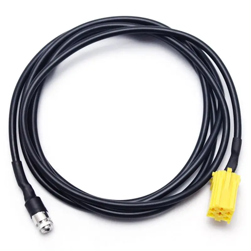 

1 шт., автомобильный Бочонок Мини ISO 6Pin до 3,5 мм Джек аудио устройства внешний Aux Кабель-адаптер для Фиат Гранд пунто Alfa 159