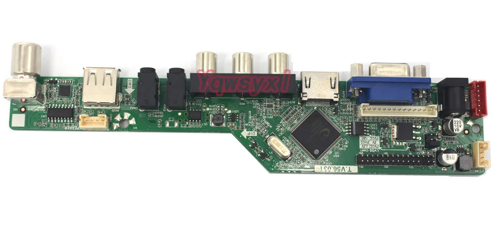 Yqwsyxl комплект для LTN150XB-L02 ТВ + HDMI + VGA + AV + USB ЖК-дисплей светодиодный экран контроллер драйвер плата