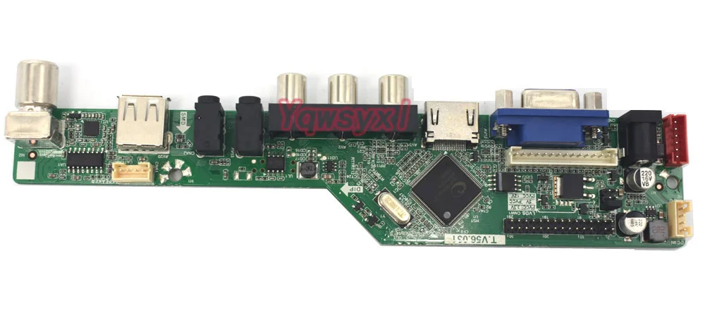 Yqwsyxl с динамиком комплект для B154EW08 V0 HW3A ТВ + HDMI VGA AV USB ЖК-дисплей светодиодный экран